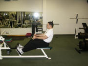 back strength training : seated row