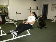 back strength training : seated row