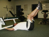 abdominal strength trainig; pelvic pops