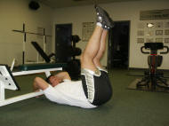 abdominal strength trainig; pelvic pops