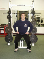 leg strength training: body weight squat