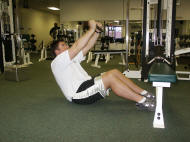 abdominal strength training: russian twists