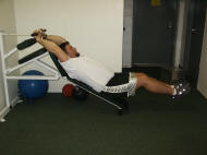 abdominal strengthening; decline leg raises