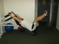 abdominal strengthening; decline leg raises