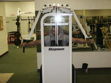 shoulder strengthening; deltoids; reverse machine fly