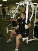 chest strength training; pec deck