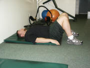 back strength training : pelvic tilt