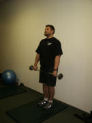 back strength training : stiff leg dead lift