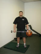 back strength training : stiff leg dead lift