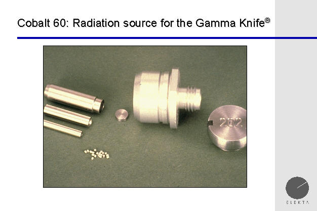 radioactive cobalt pellets emit the gamma radiation