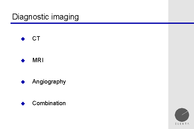 diagnostic modalities ct mri angiography