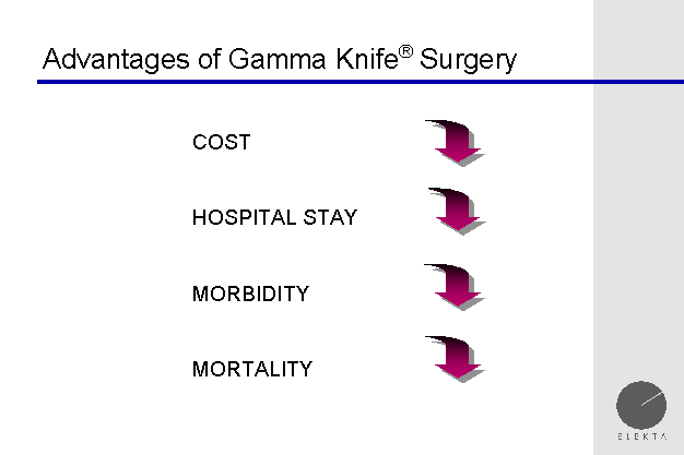 minimally invasive brain surgery has decreased morbidity and length of stay