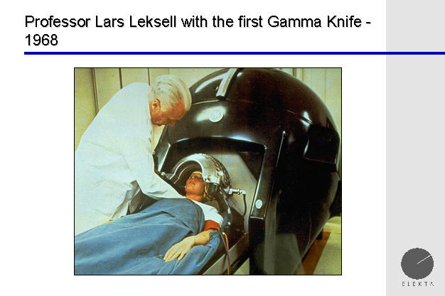 gamma knife pioneer dr lars leksell in stockholm sweden
