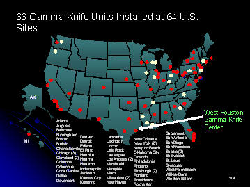 gamma knife radiosurgery at west houston medical center, houston, texas, tx, usa